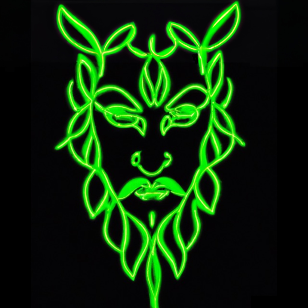 Green Man Logo